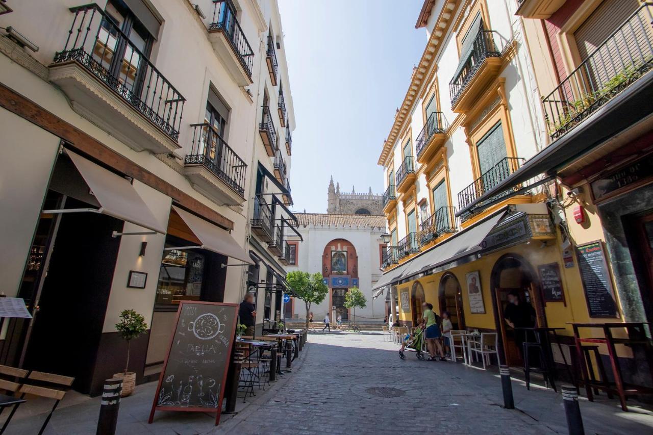 Apartamento Tranquilo Y Con Encanto En Palacio Sevillano, Junto Catedral A Acond Y Wifi Eksteriør bilde